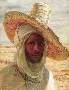 Etienne Dinet Tete d'Arabe USA oil painting artist